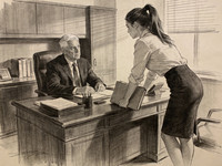 Seedream V4.5 — Office Heat Classics — Sketch