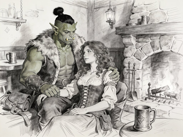 Seedream V4.5 — After the Quest — Sketch