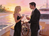 Seedream V4.5 — Luxury Yacht Romance — Soft