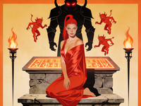 Seedream V4.5 — Altar of Desire — Vintage Poster