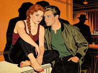 Seedream V4.5 — Speakeasy Hidden Tension — Vintage Poster