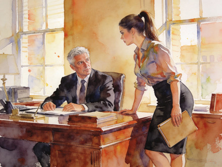 Office Heat Classics — Watercolor — Seedream V4.5