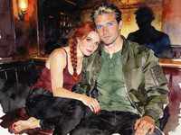 Seedream V4.5 — Speakeasy Hidden Tension — Watercolor