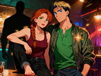 Seedream V4 generated image for Speakeasy Hidden Tension - Anime