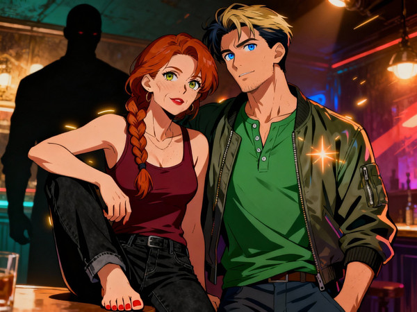 Seedream V4 — Speakeasy Hidden Tension — Anime
