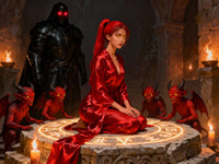 Seedream V4 generated image for Altar of Desire - Digital Art