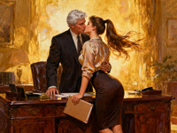 Seedream V4 — Office Heat Classics — Classic Romance