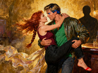 Seedream V4 — Speakeasy Hidden Tension — Classic Romance