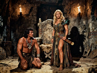 Seedream V4 generated image for Tribal Guardian's Desire - Dark Fantasy