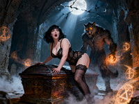 Seedream V4 — Moonlit Horror-Erotica Blend — Epic Fantasy