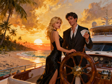 Luxury Yacht Romance — Epic Fantasy — Seedream V4