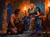 Seedream V4 — Tribal Guardian's Desire — Epic Fantasy