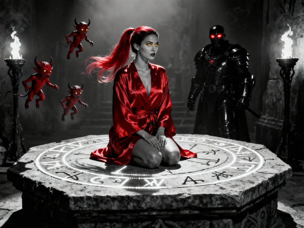 Seedream V4 — Altar of Desire — Film Noir