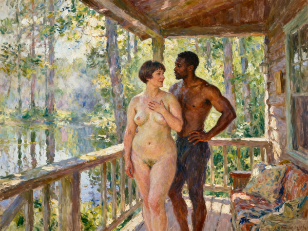 Seedream V4 — Cabin in the Woods — Impressionism
