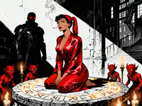 Seedream V4 generated image for Altar of Desire - Noir Comic