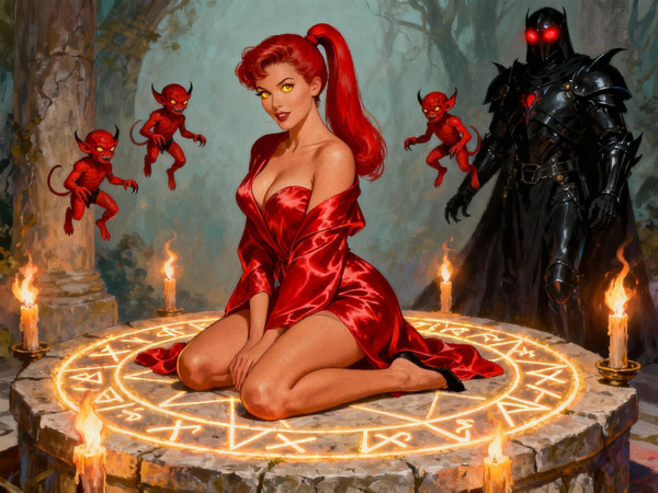 Seedream V4 — Altar of Desire — Pin-Up