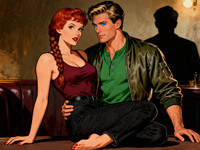 Seedream V4 generated image for Speakeasy Hidden Tension - Pin-Up