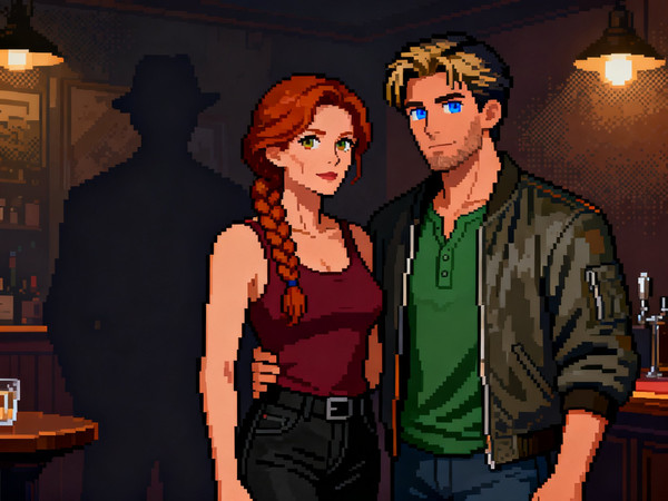 Seedream V4 — Speakeasy Hidden Tension — Pixel Art