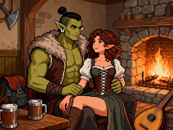Seedream V4 — After the Quest — Pixel Art