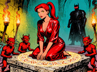 Seedream V4 — Altar of Desire — Pop Art