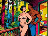 Seedream V4 — Cabin in the Woods — Pop Art