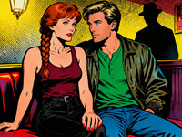 Seedream V4 — Speakeasy Hidden Tension — Pop Art