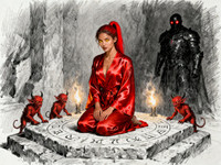 Seedream V4 — Altar of Desire — Sketch