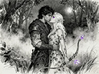 Seedream V4 — Fantasy Romance in the Whispering Grove — Sketch