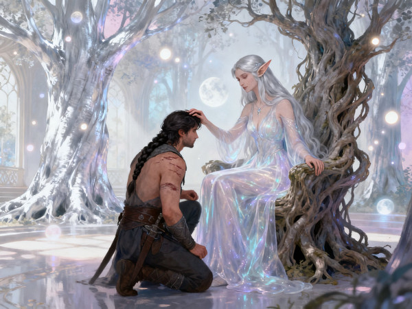 Seedream V4 — The Elven Queen's Champion — Soft
