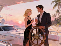 Seedream V4 generated image for Luxury Yacht Romance - Soft