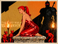 Seedream V4 — Altar of Desire — Vintage Poster