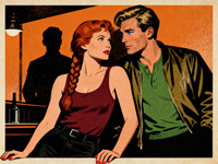 Seedream V4 — Speakeasy Hidden Tension — Vintage Poster