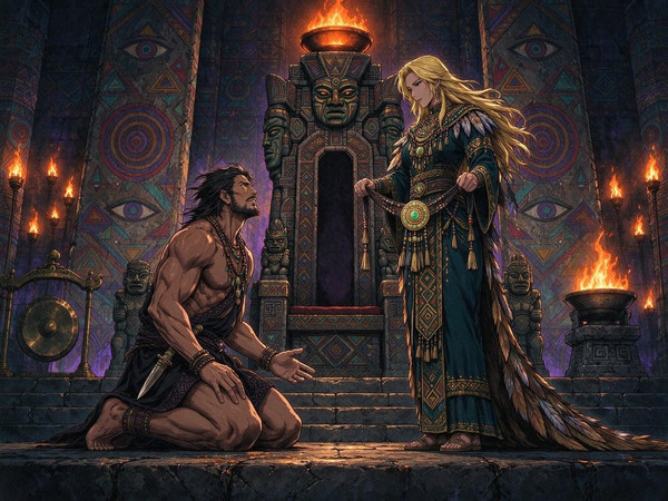 Seedream 5.0 Flash — Tribal Guardian's Desire — Anime