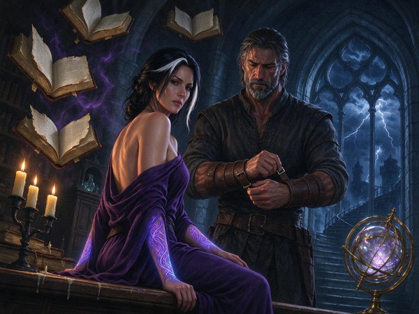 Seedream 5.0 Flash — A Night in the Sorceress's Tower — Digital Art