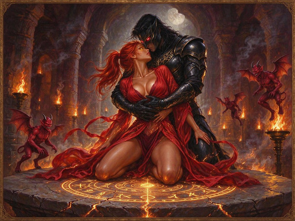 Seedream 5.0 Flash — Altar of Desire — Classic Romance