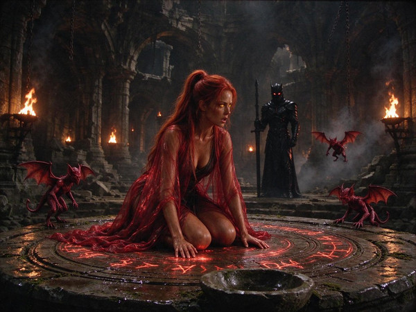 Seedream 5.0 Flash — Altar of Desire — Dark Fantasy