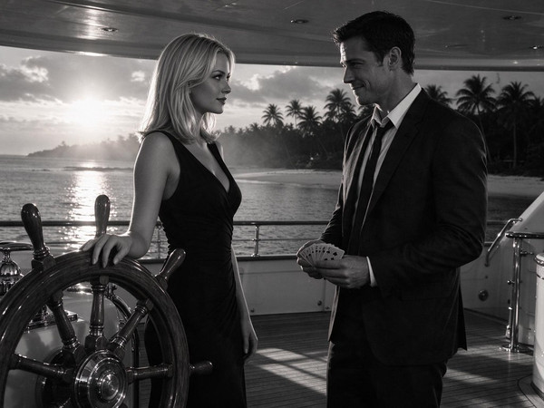 Seedream 5.0 Flash — Luxury Yacht Romance — Film Noir