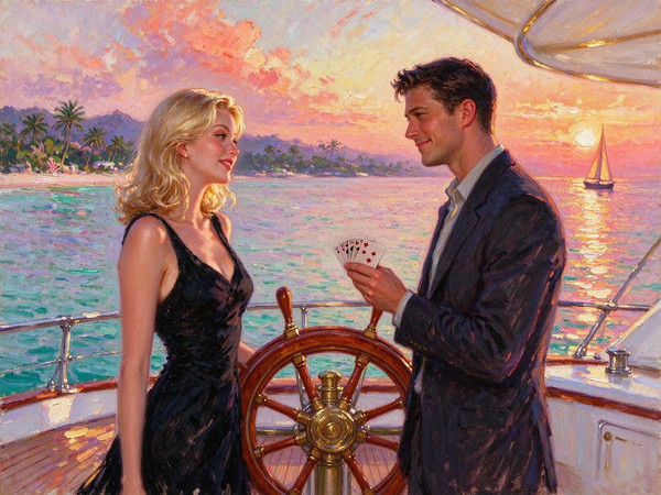 Seedream 5.0 Flash — Luxury Yacht Romance — Impressionism