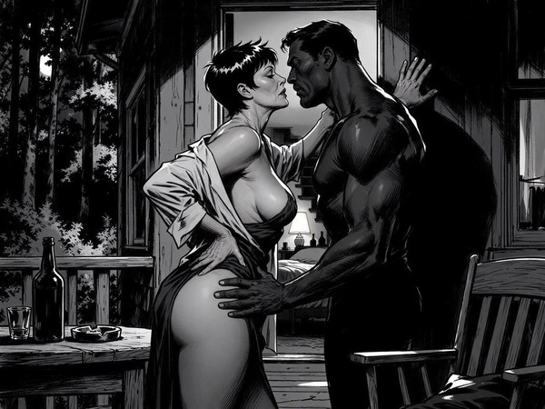 Seedream 5.0 Flash — Cabin in the Woods — Noir Comic