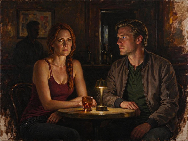 Seedream 5.0 Flash — Speakeasy Hidden Tension — Oil Painting