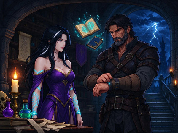 Seedream 5.0 Flash — A Night in the Sorceress's Tower — Pixel Art