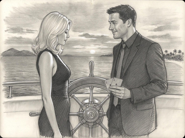 Seedream 5.0 Flash — Luxury Yacht Romance — Sketch