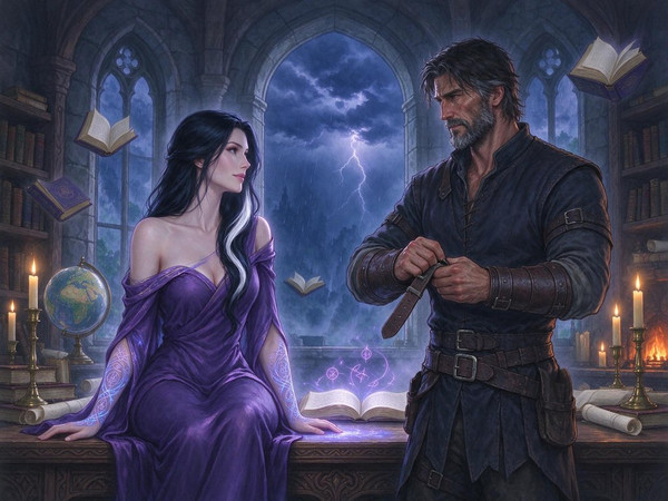 Seedream 5.0 Flash — A Night in the Sorceress's Tower — Soft