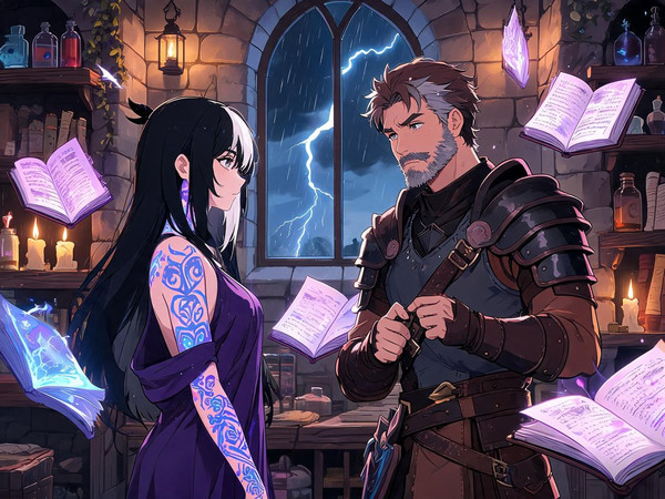 Seedream V5 Lite (NSFW) — A Night in the Sorceress's Tower — Anime