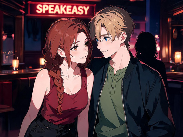 Seedream V5 Lite (NSFW) — Speakeasy Hidden Tension — Anime