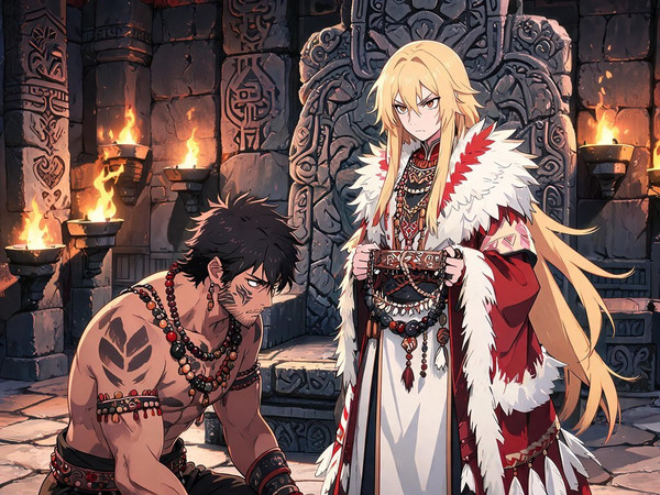 Seedream V5 Lite (NSFW) — Tribal Guardian's Desire — Anime