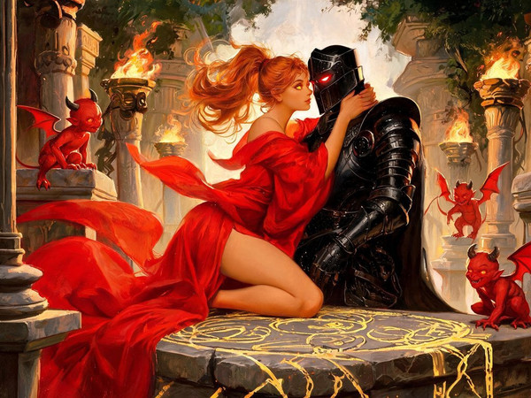 Seedream V5 Lite (NSFW) — Altar of Desire — Classic Romance