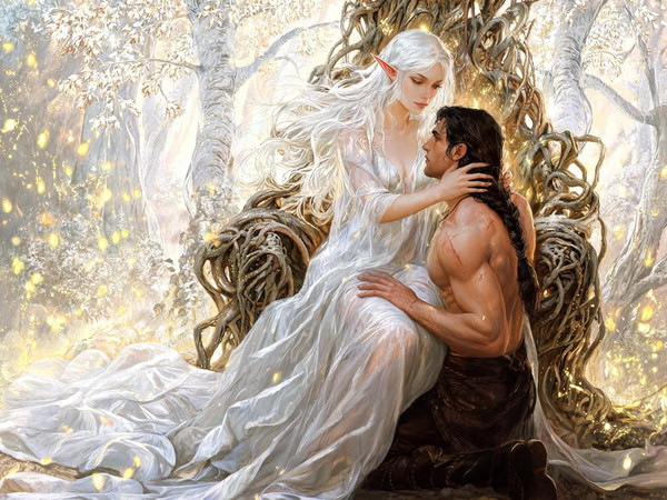 Seedream V5 Lite (NSFW) — The Elven Queen's Champion — Classic Romance