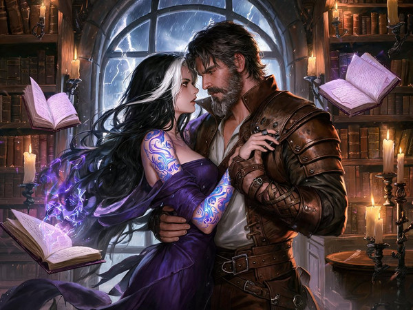 Seedream V5 Lite (NSFW) — A Night in the Sorceress's Tower — Classic Romance