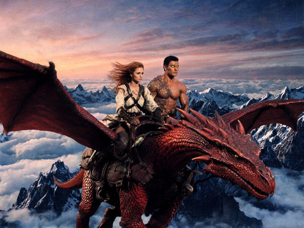 Seedream V5 Lite (NSFW) — Dragonrider at Dawn — Dark Fantasy